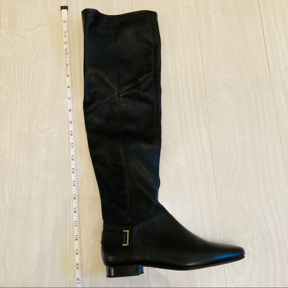 French Connection Black Over the Knee Boots - Picture 6 of 9